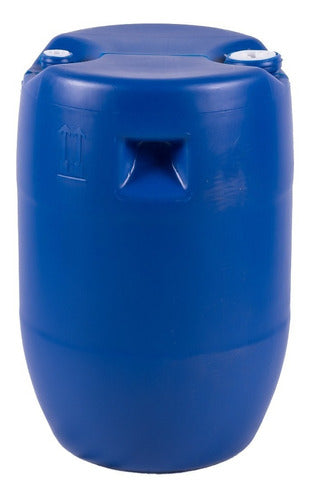 Plastic 60 Liters Drum with 2" and 3/4" Inlets 0