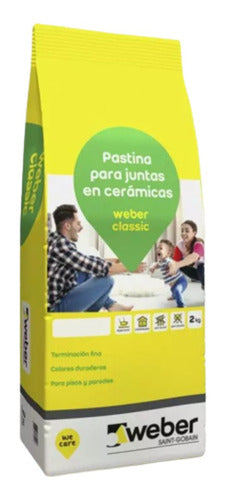 Pastina Impermeable Para Juntas Blanco Nieve 2 Kilos 0