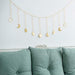 Mkono Moon Phase Garland with Chains Boho Gold 2