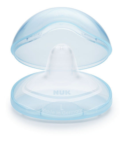 NUK Silicone Nipple Shields X 2 Units with Protective Case M L 1