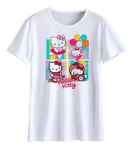 Animefan_ar Hello Kitty White T-Shirt for Kids 0