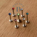 Bavasapiercing Labret Helix Rhinestone Color Chin Surgical Steel 7