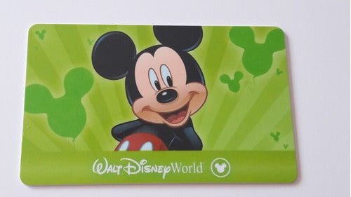 Lote X7 Tarjetas Coleccion Gift Card Disney World Park Gabym 5