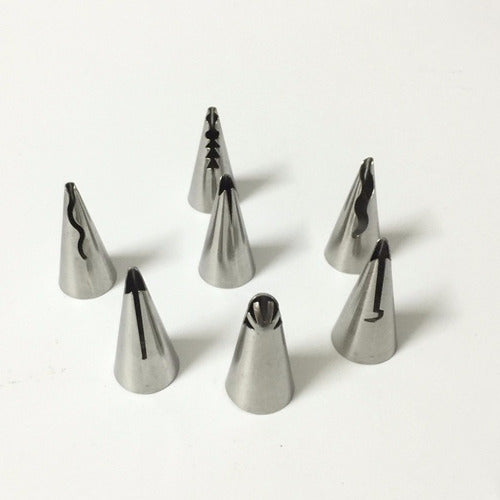 Set of 7 Flounce Piping Nozzles for Baking 2