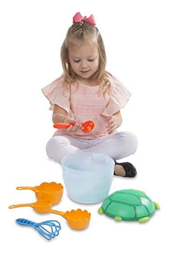 Melissa & Doug Seaside Sidekicks Sand Baking Set 4