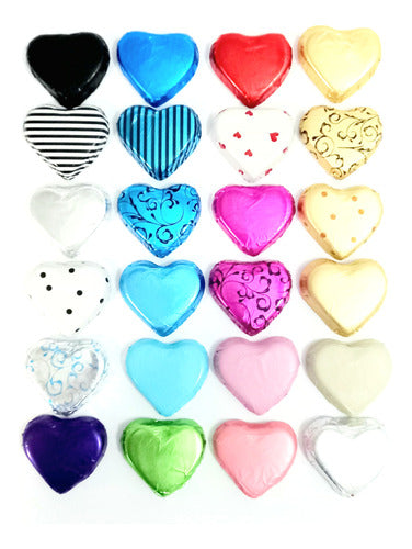 Sweet Supplies 200 Heart Chocolate Bonbons Assorted Souvenir Free Shipping 0