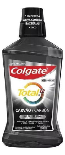 2 Colgate Total 12 500-ml Carvão Ativado Dentes Mais Brancos 2