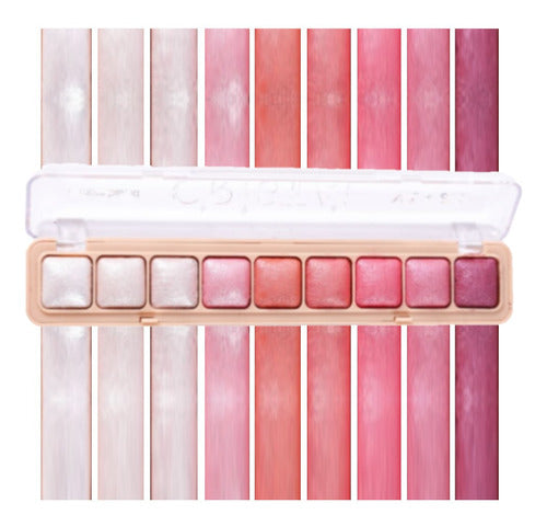 6 Paleta De Sombras Baked Cristal 4109 Vivai Atacado 3