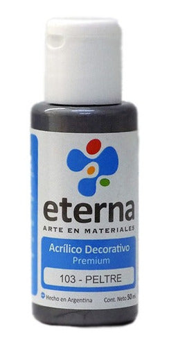 Eterna Acrylic Decorative 50ml Pewter 0