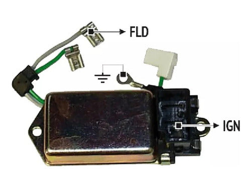 Indiel Voltage Regulator Alternator RNI 1640 0