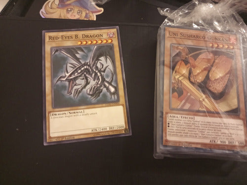 Yu-Gi-Oh! 50 Spanish Cards Red Eyes Dragon 0