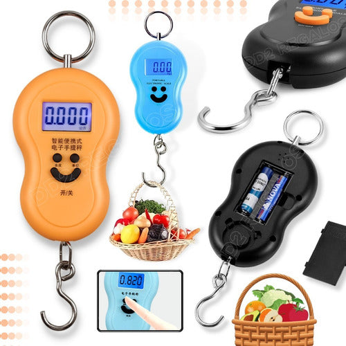 DD2 Portable Digital Scale Up to 50 Kg Fishing Luggage 1