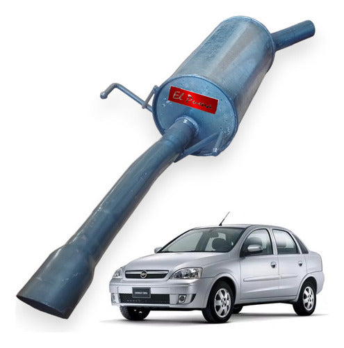 Rear Muffler for Chevrolet Corsa 1.8 I with Trunk 02-11 0