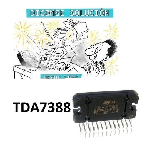 TDA7388 Circuit Integrated Sip-25 0