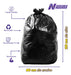 300 Pack of 80x110 Waste Bags, 30/33 Microns - Black 1