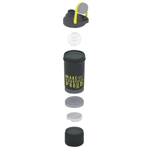 Tramontina Shaker Bottle Power Up 3 in 1 for Sports Supplements 2