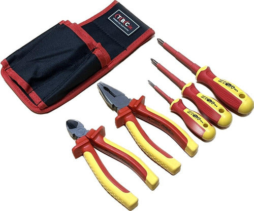 TBCin Insulated Tools Set - Screwdriver, Pliers, Universal Pincers JTE-05A 0