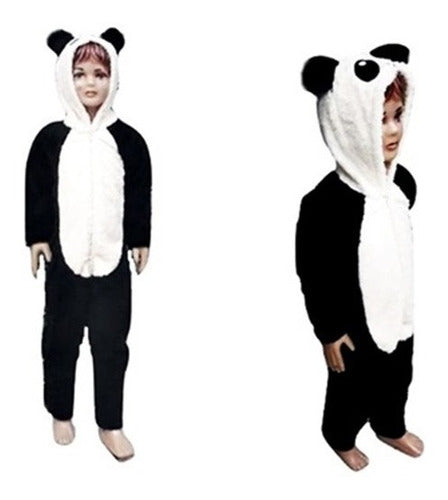 Xmx Unisex Panda Bear Plush Jumpsuit - Super Warm! 1