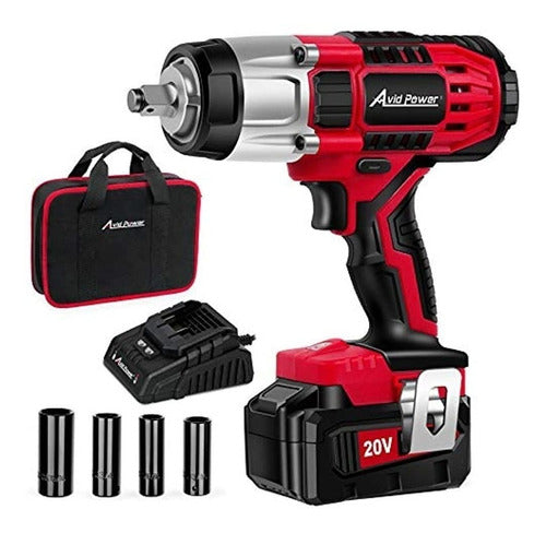 Avid Power 20V Max Wireless Impact Wrench with Chuck 0