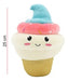 Allpittastore Soft Smoochy Pals Kawaii Ice Cream Plush Pillow X1 2