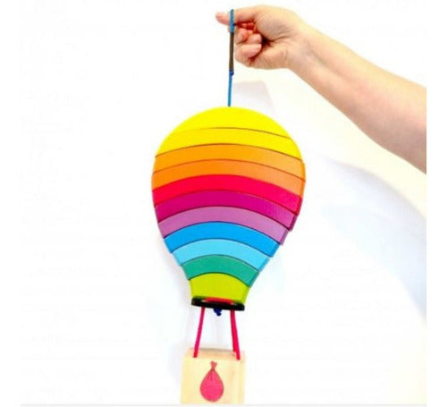 Manick Wooden Rainbow Threading Balloon 1