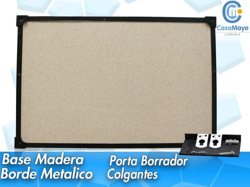 Pizarra Magnetica 30x40 + Combo Marcador Borrador 5