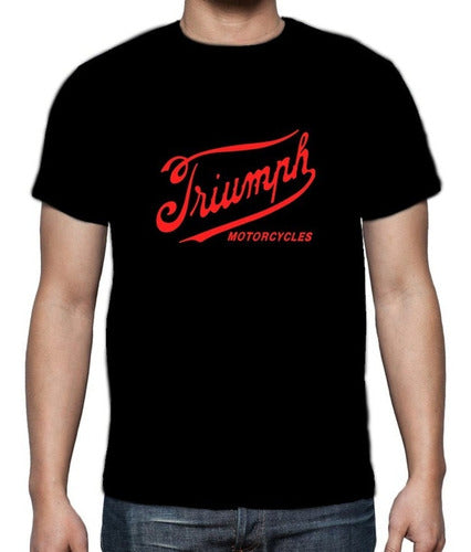 SYS-ESTAMPAS Triumph Vintage Motorcycle T-Shirt (Premium) 0