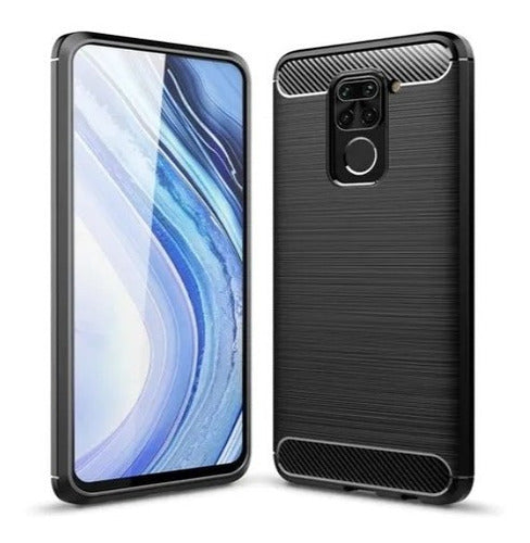 Megastation Carbon TPU Shockproof Case for Xiaomi Redmi Note 9 0