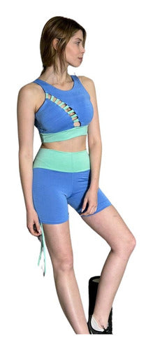 Generic Sports Set - Swimmer Top and Short Leggings with Fleece 3