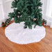 Alfombra Pie Arbol Navidad Redonda Decoracion Tapete Piso Ax 4