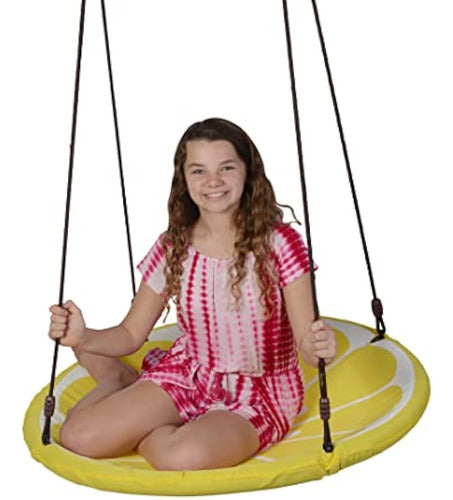 Swurfer Slice Tree Swing, Saucer Swing Tree Swing for Kids 0