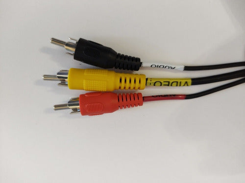 Noga Cable 3 X 3 RCA with Coaxial Video Cable 3m 0