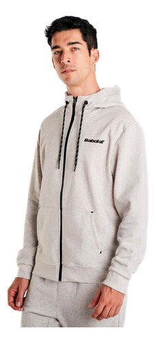 Babolat Campera Deportiva Babolat Hombre Jacket Hoodie Play Gris 0