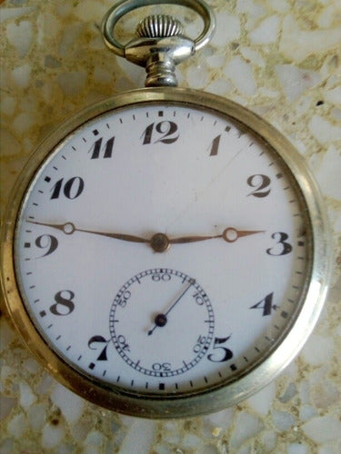 Antiguo Reloj Bolsillo Está Y Funciona Impecable 0