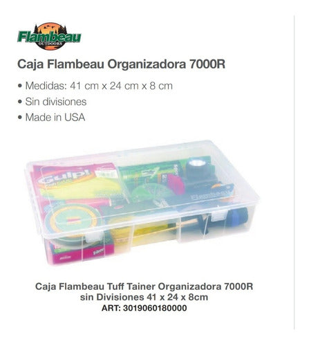 Caja Flambeau Tuff Tainer 7000r 41 X 24 X 8 Cm Señuelos!!! 1