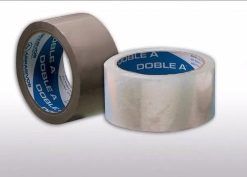 Doble A Packing Tape 48x90 Transparent Box of 6 Rolls 1