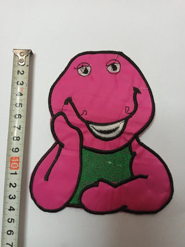 Parche Aplique Aplicacion Bordado Barney 16cm.x1 1