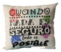 Pack of 2 Sublimated Cushions -Color- Quotes - 30x30 3