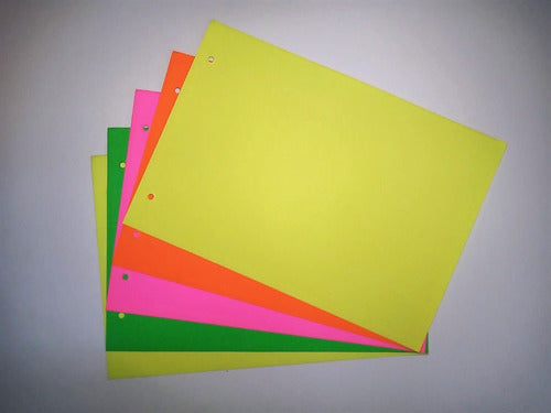 Europapel Repuesto De Dibujo Fluo Nº5 - X 5 Hojas, 4 Colores 1