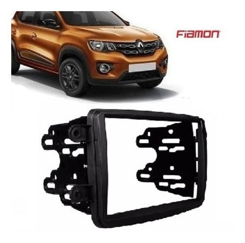 Car Stereo Adapter Frame for Duster/Sandero/Captur/Kwid/Logan 2DIN Black 1