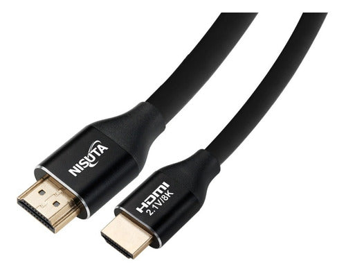 Nisuta HDMI Cable 2M V2.1 8K Premium Quality NSCAHD28K 0