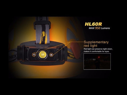 Fenix HL60R LED Headlamp 950 Lumens Black 5