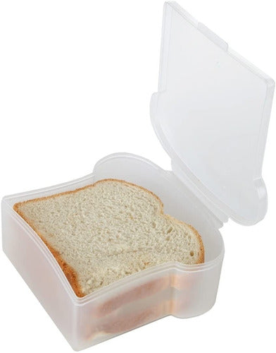 Plasútil Contenedor Porta Sandwich PVC Merienda Colegial 0