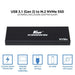 Kingwin Nvme Ssd Adapter Enclosure 10gbps Usb 3.1 Gen 2 To 2