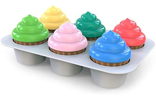 ¿juguete Clasificador De Formas De Cupcakes Dulces De Bright 0