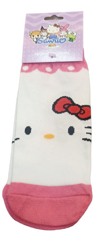 Official Sanrio Hello Kitty Kawaii Bow Women's Socks Set 4