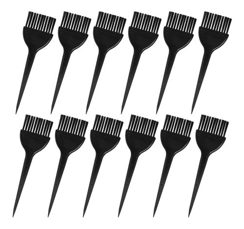 Jessamy Pack of 12 Tint Brushes for Hair Coloring P1158 0