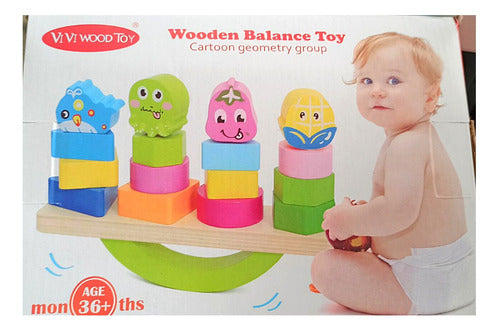 Generic Wooden Balance Scale with Animals to Assemble 1