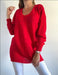 Oversized Braided Wool Acrylic Maxi Sweater Women 9