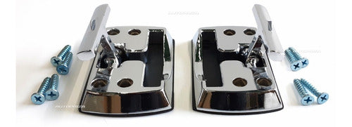 Foldable Chrome Cleats, Set of 2 for Truck, Pickup 1
